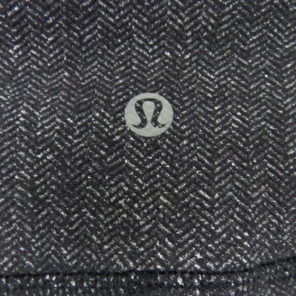 Lululemon Gather & Crow Crop Gray Herringbone Leggings Size 2 - Picture 10 of 10